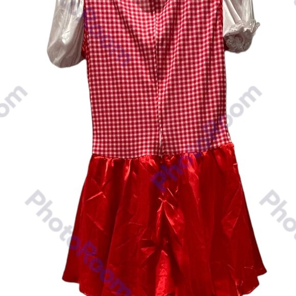 Girls Red Riding Hood Costume, Red & White, Preloved in Excellent Condition - Picture 6 of 10